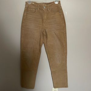 american eagle brown corduroy jeans. size 2.